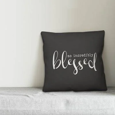 Colley Square Pillow Cover & Insert Gracie Oaks Color: Black/White, Size: 20x22 x 20x22