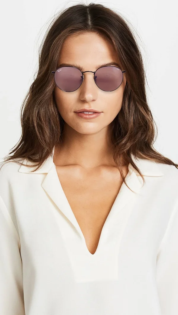 Ray-Ban Round Metal RB3447 Sunglasses - Black (9066Z0)