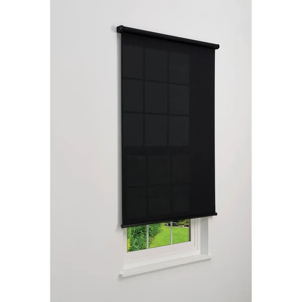 Linen Avenue Cordless 5% Solar Screen Standard Roller Shade - Coffee 20 W x 66 H