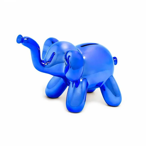 Made by Humans Money Bank Balloon Baby Elephant Blue