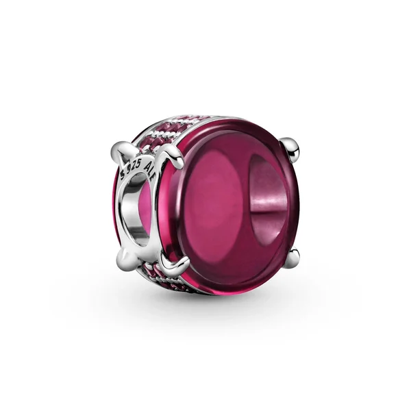 Pandora Colours Pink Oval Cabochon Charm - 789309C02