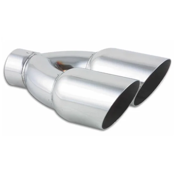 Vibrant Performance 1333 Dual 3.5x22 Round Stainless Steel Exhaust Tip