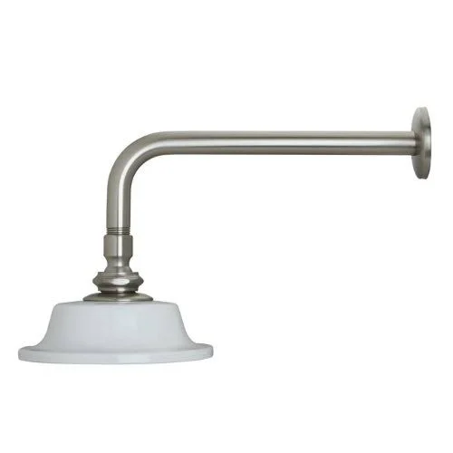 Kingston Brass P60SNCK Victorian Sunflower Showerhead with 12x22 Shower Arm Combo, Brushed Nickel