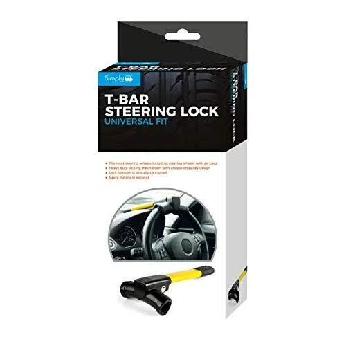 Simply SWL200 T-Bar Steering Wheel Heavy Duty Locking Mechanism