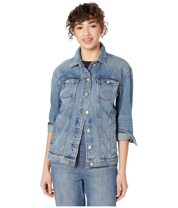 Madewell Oversized Jean Jacket in Capstone