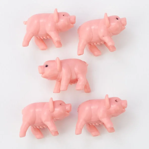 Dollhouse Miniature Pink Baby Pigs - True Vintage, 1'' x 1/2'', Craft Supplies, Doll Making Supplies from Factory Direct Craft