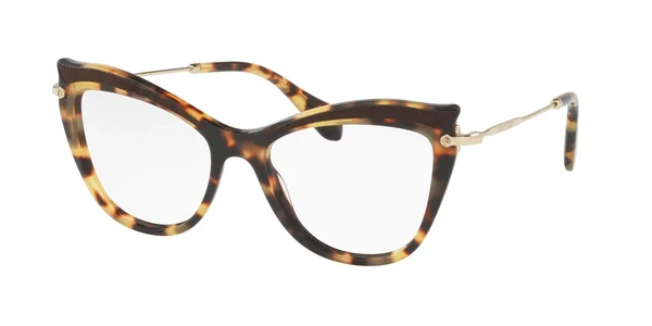Miu Miu MU06PV Eyeglasses - Light Havana (VIF1O1)