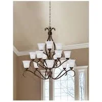 Maxim 10130WSOI Basix 2-Light Entry Foyer Pendant - Oil Rubbed Bronze