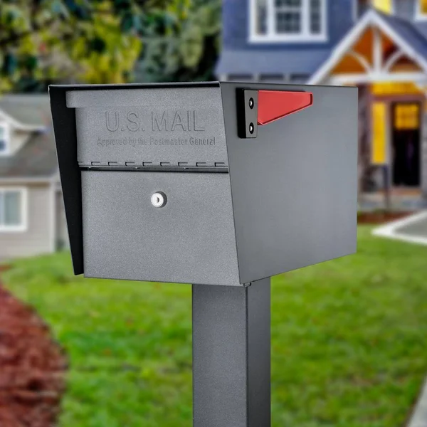 Mail Boss 7505 Mail Manager Locking Security Mailbox, Granite