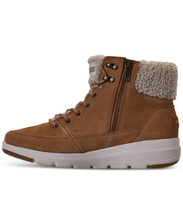Skechers Women's on The Go Glacial Ultra - Woodlands Athletic Shoes Brown 6.5