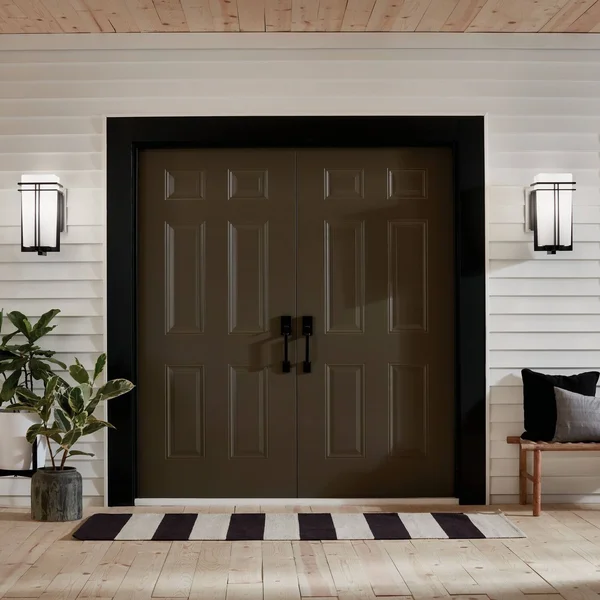 Kichler Lighting 49202BK Tremillo Outdoor Wall Light - Black