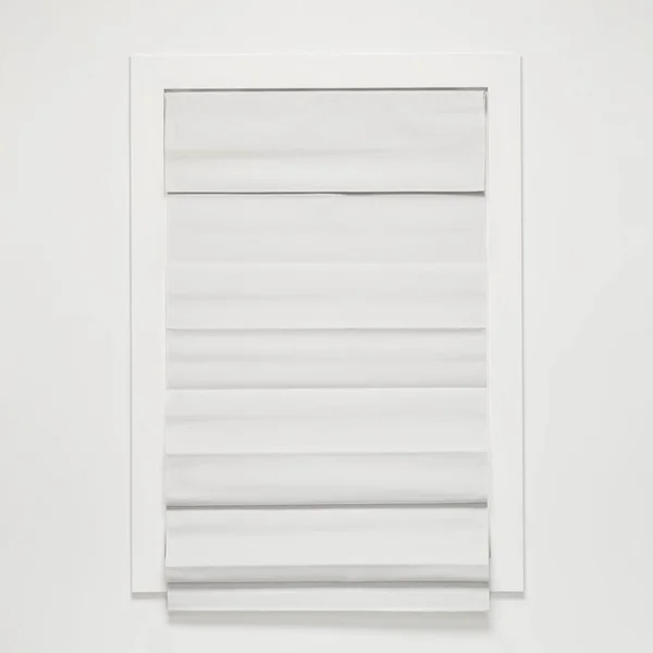 Allen + Roth 60-in x 72-in Snow Blackout Cordless Roman Shade Cotton in White, RBOWT600720