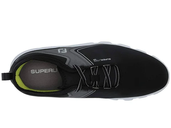 FootJoy Superlites XP Men's Golf Shoes Black/Lime : 14 M