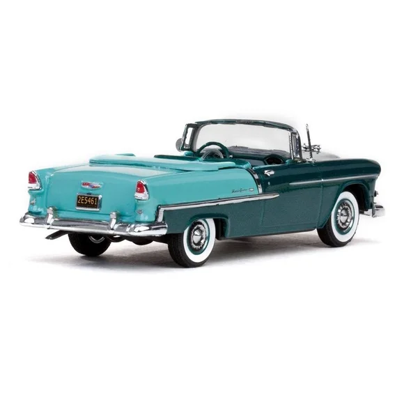 1955 Chevrolet Bel Air Open Convertible Neptune Green 1/43 Diecast Model Car by Vitesse