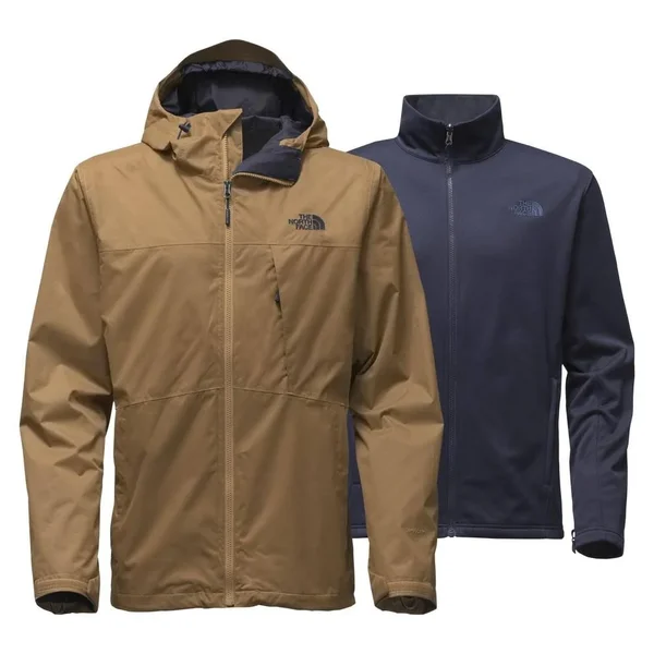 The North Face Men's Arrowood Triclimate Jacket - XXL - Dijon Brown