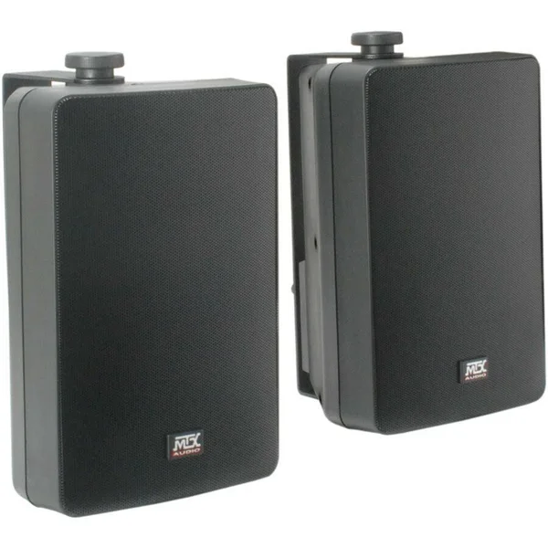 MTX AW52B 5.25x22 2-Way All-Weather Speakers Black