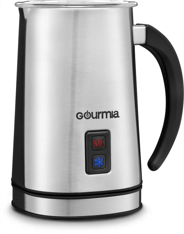 Gourmia GMF225 Cordless Electric Milk Frother & Heater for Extra Foamy Latte &