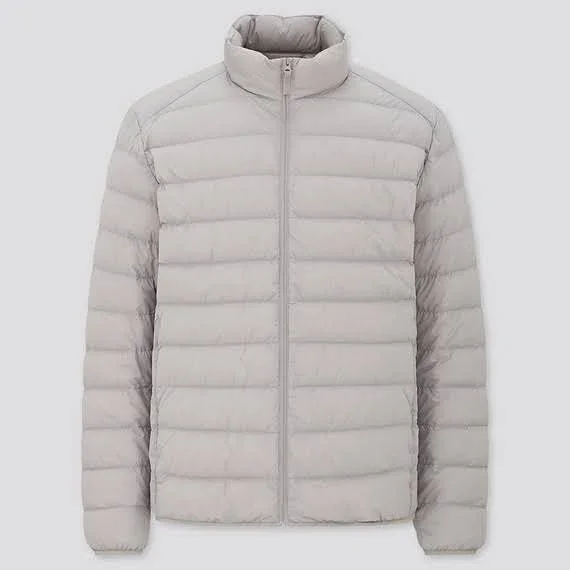 Uniqlo Men's Ultra Light Down Puffer Jacket - Gray, S
