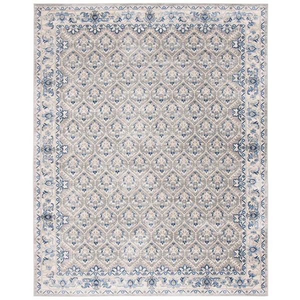 Safavieh 11& x 15& Brentwood BNT869G Light Grey Blue Rug