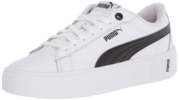 Puma Smash Platform V2 L Women's Sneaker - White Size 7.5