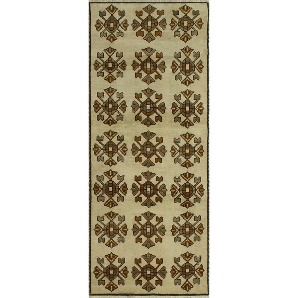 Semi Antique BASHIRA Beige/Brown Rug - 2&4x22 x 5&8x22