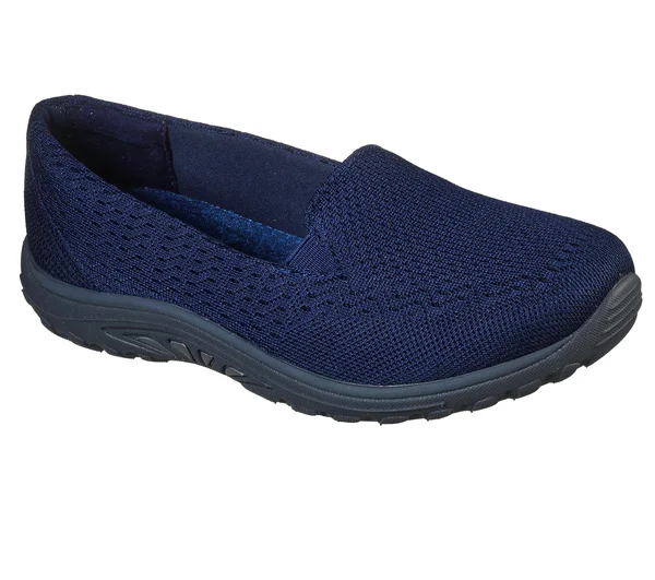 Skechers Women's Relaxed Fit Reggae Fest Pillows Slip-On - Navy