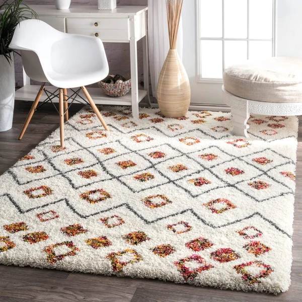 Carson Carrington Sula Moroccan Variations Trellis Shag Rug