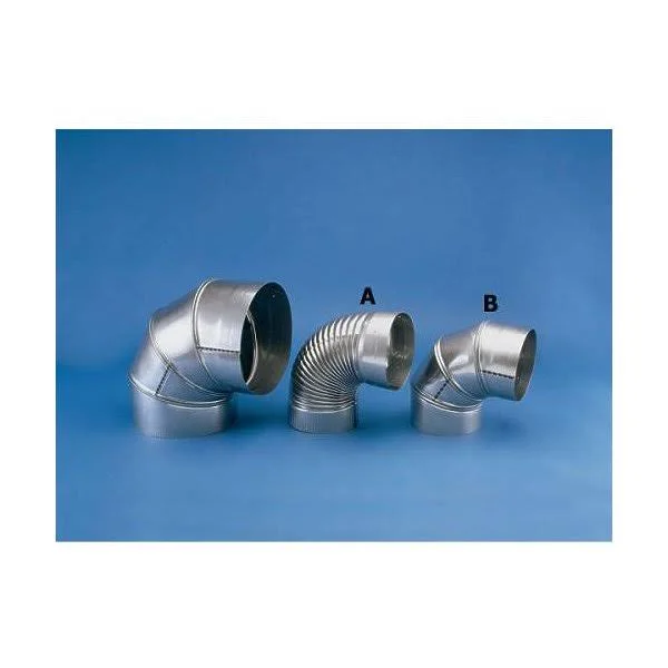 HeatFab 6x22 90 Degree Corrugated Elbow Non-Adjustable 21655