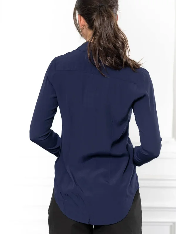 The Shirt by Rochelle Behrens The Signature Shirt Navy - Xs