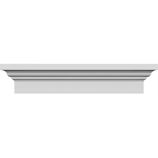 Ekena Millwork CRH05X40ST 40x22 Bottom Width x 44 3/8x22 Top Width x 5x22H x 1 7/8x22P Stratford Crosshead