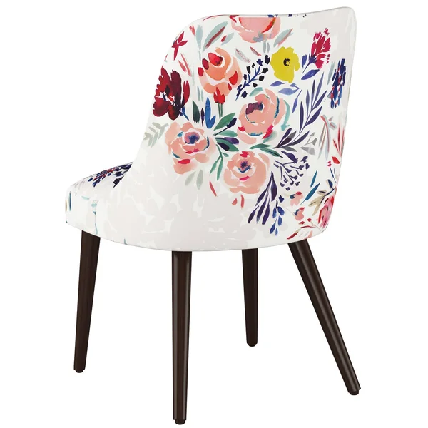 Jeanne Rounded Back Dining Chair Multi Floral - Skyline Furniture