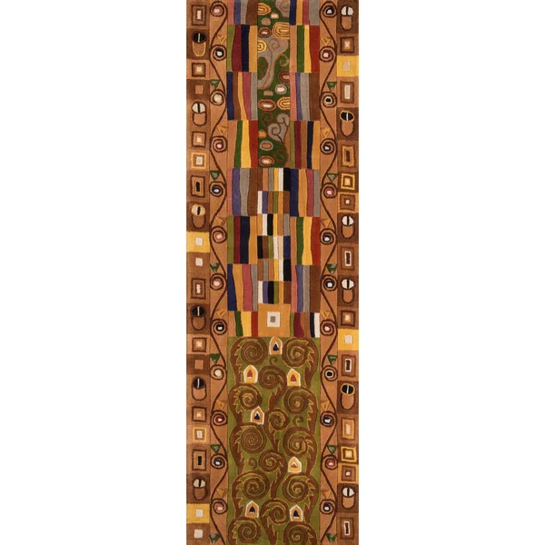 Momeni New Wave NW-02 Multi Rug - 2 ft 6 in x 12 ft Runner