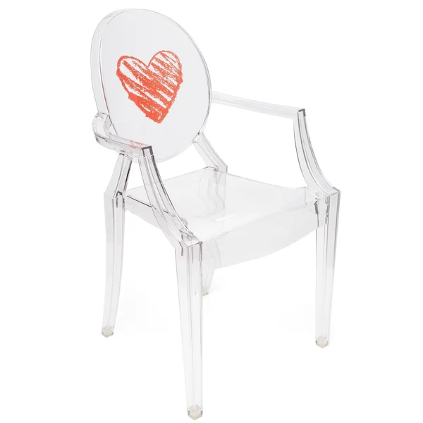Kartell Lou Lou Ghost Chair Kids - Heart