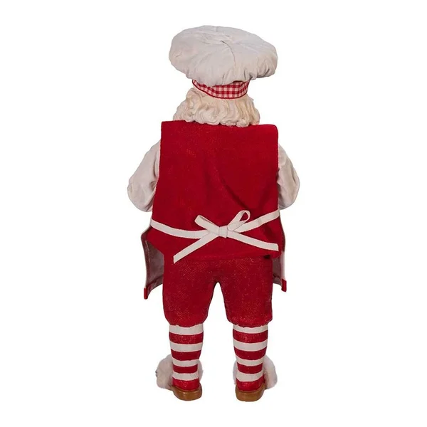 Kurt Adler 11x22 Fabriche Gingerbread Chef Santa