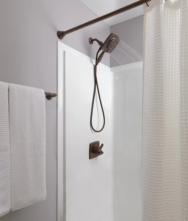 Delta Faucet Ashlyn 17 Series Dual-Function Shower Trim Kit with 2-Spray