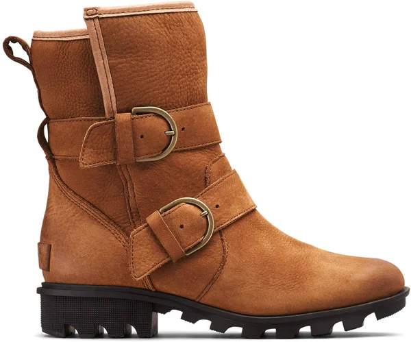 Sorel Women's Phoenix Moto Cozy Boot Size 9.5 - Camel Brown