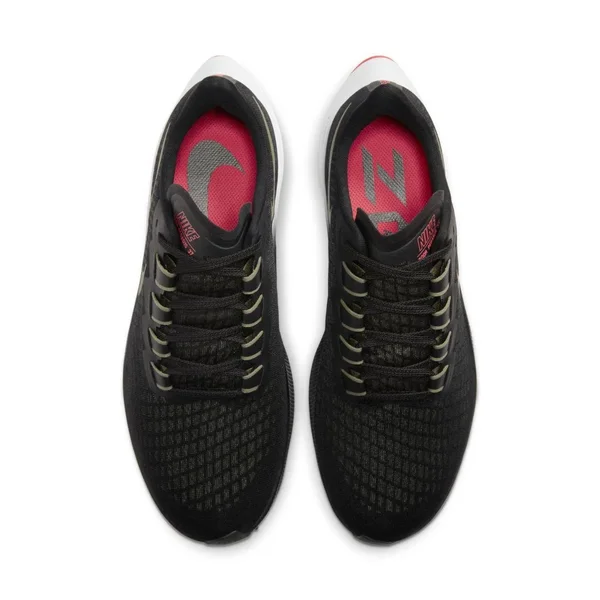 Nike Air Zoom Pegasus 37 Black/Olive Men's Running Shoes - Size: 7.5