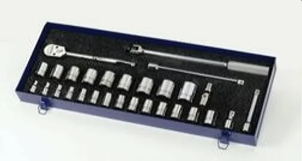 Williams MSS-22F 1/2x22 Drive Socket/Tool Set - 12 Point, 22 Piece