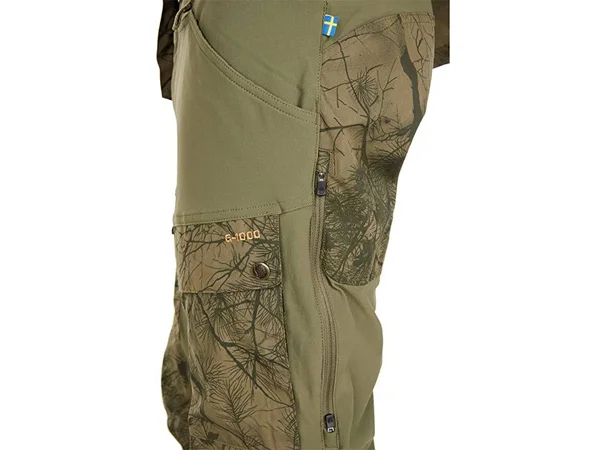 Fjallraven Men's Keb Trousers Regular - Green Camo-laurel Green - 52