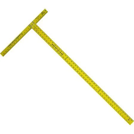 Swanson Tool TD124 T-Square Drywall 48in Aluminum (Case of 2), Size: 8 in