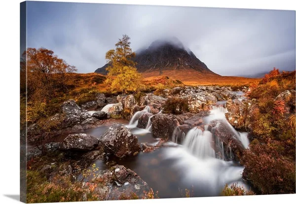 Autumn in The Glencoe, Canvas Wall Art, 60x40, Great Big Canvas