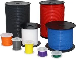 PTFE High Temperature Stranded Wire (Gauge: 18 - Length: 500 ft., Color: Red) Wire-TF-18-02-500