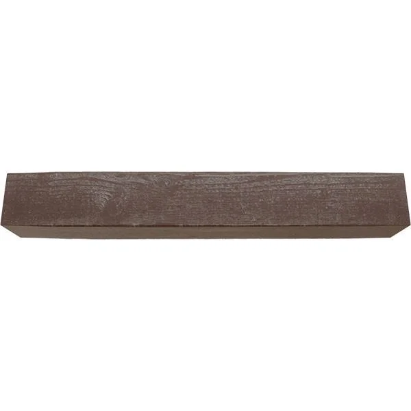 Ekena Millwork MANURS04X08X48AE 4x22H x 8x22D x 48x22W Rough Sawn Faux Wood Fireplace Mantel, Aged Pecan