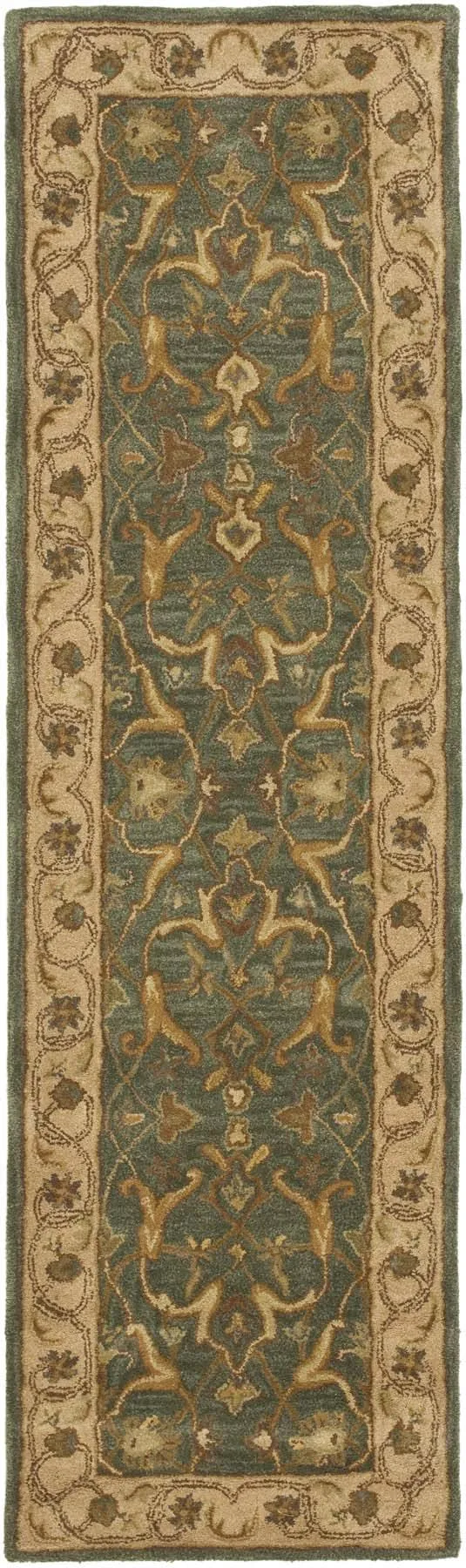 Safavieh Heritage HG915A 2&3x22 x 14&0x22 Runner Blue, Beige Area Rug