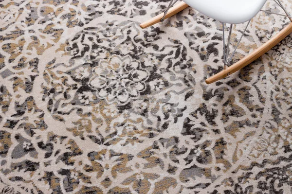 Dulce Modern Bloom Area Rug - Ivory and Gray, 2& 7x22 x 8&