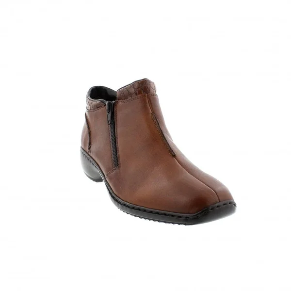 Rieker L3882-24 Womens Ankle Boots Tan Leather 37 EU