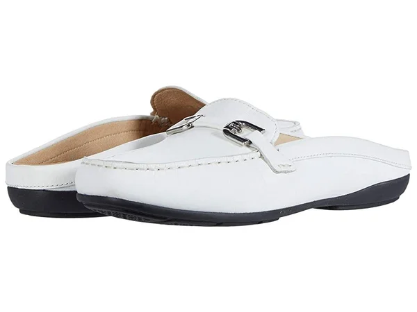 Women's Geox Annytah Loafer Mule, Size 10US - White