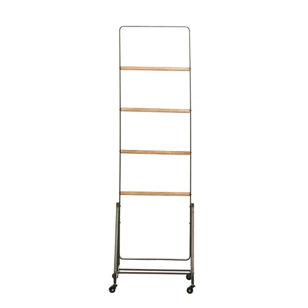 Black Iron Industrial Shelving Unit 61 x 18 x 16 - 18 x 16 x 61, 61.38" x 18.38" x 16.25"