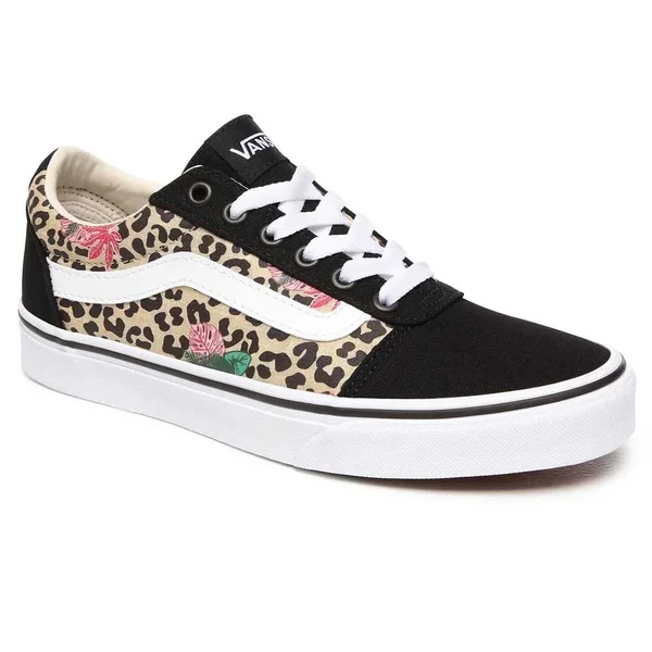 Vans Ward Cheetah Print/Floral Women's Shoes, Size: 7