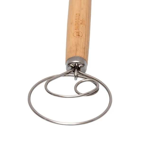 Bakers Guild Tools Danish Stainless Steel Dough Whisk - Large